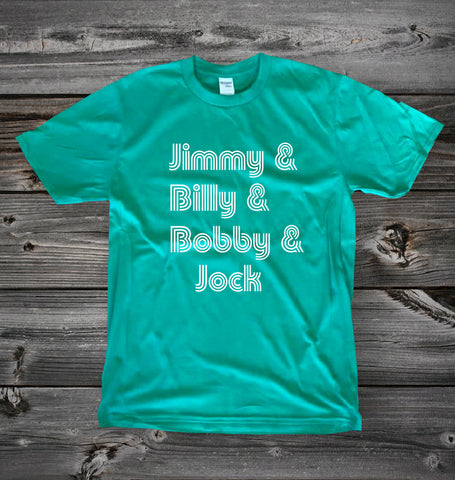 Celtic F.C. Tribute T-Shirt - Awesome Foursome | Gallus Tees